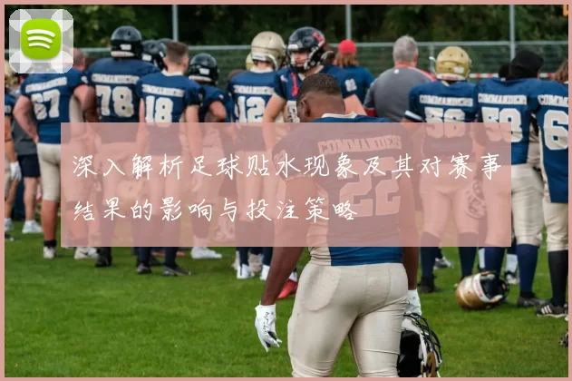深入解析足球贴水现象及其对赛事结果的影响与投注策略